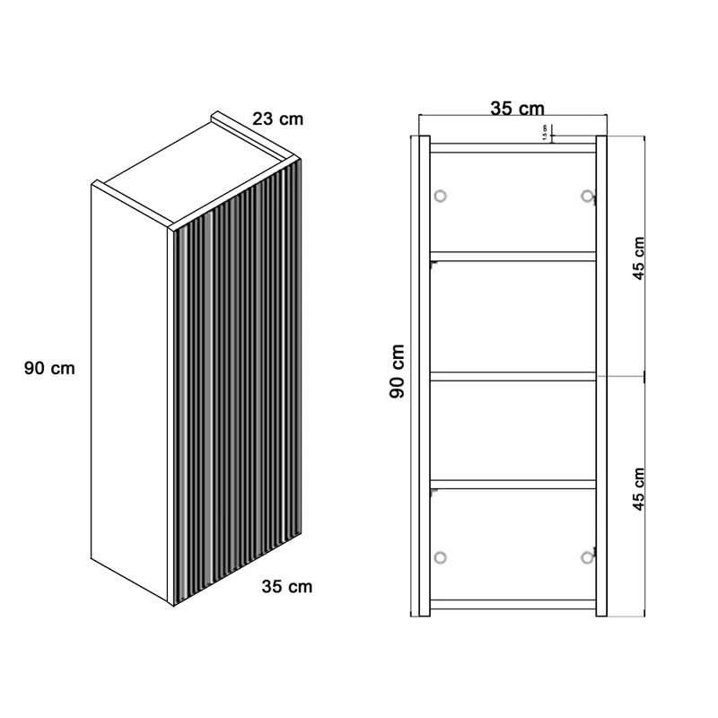 Mueble Auxiliar ETNA de Sanchís | Diseño Innovador | 3 Acabados.