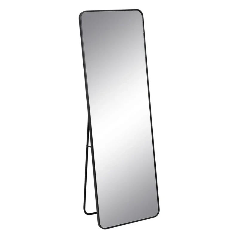 Espejo Vestidor Aluminio Negro Ortan