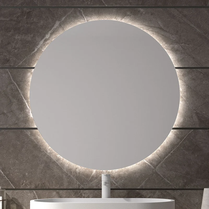 Espejo De Baño TENERIFE Circular | 9 Medidas | Luz Led 3 Tonos | Ip44 | Eficiencia A++
