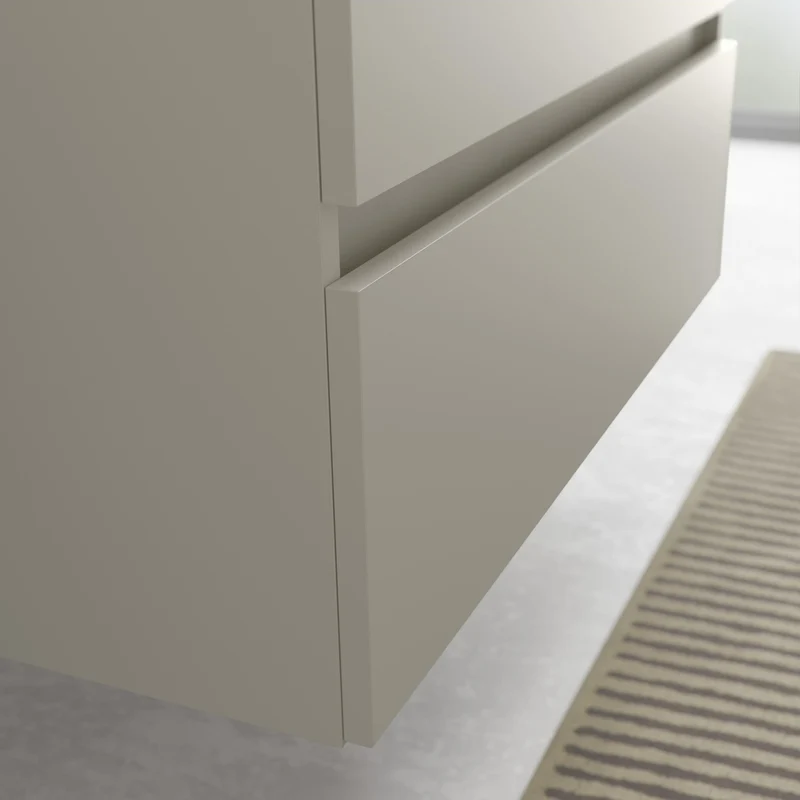 SALGAR 122346 BEQUIA Mueble de Baño Porcelana 140cm Gris mate