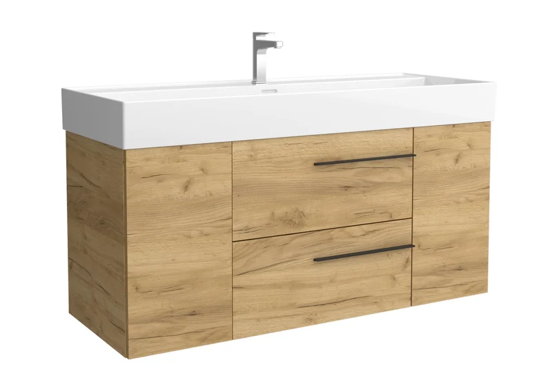 SALGAR 116110 YARA PLUS Mueble de Baño 1 poza Porcelana 120cm Roble