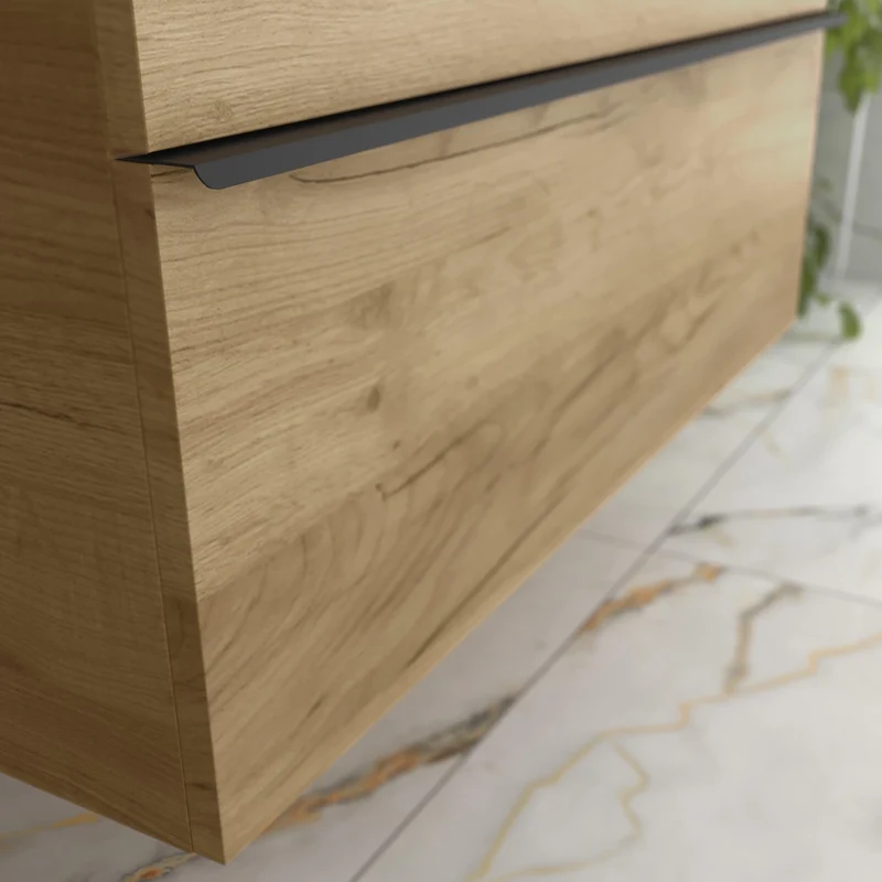 SALGAR 116094 NABUA PLUS Mueble de Baño 1 poza Porcelana 120cm Roble