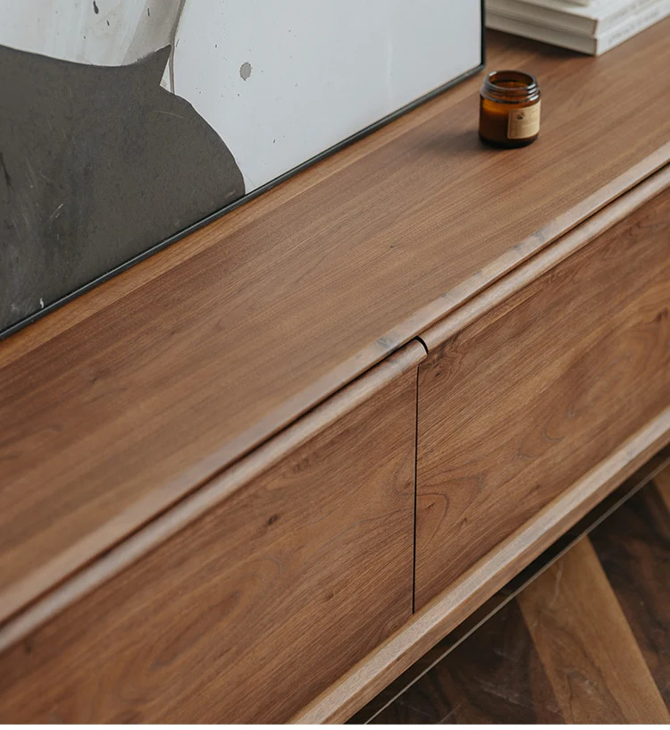 Grove Black Walnut TV Stand with Drawers
