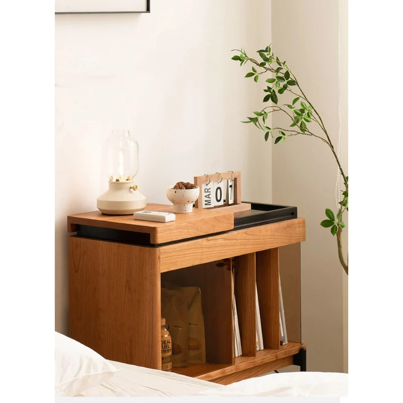Horizon Recorder Hi-Fi Solid Cherry Wood Side Table