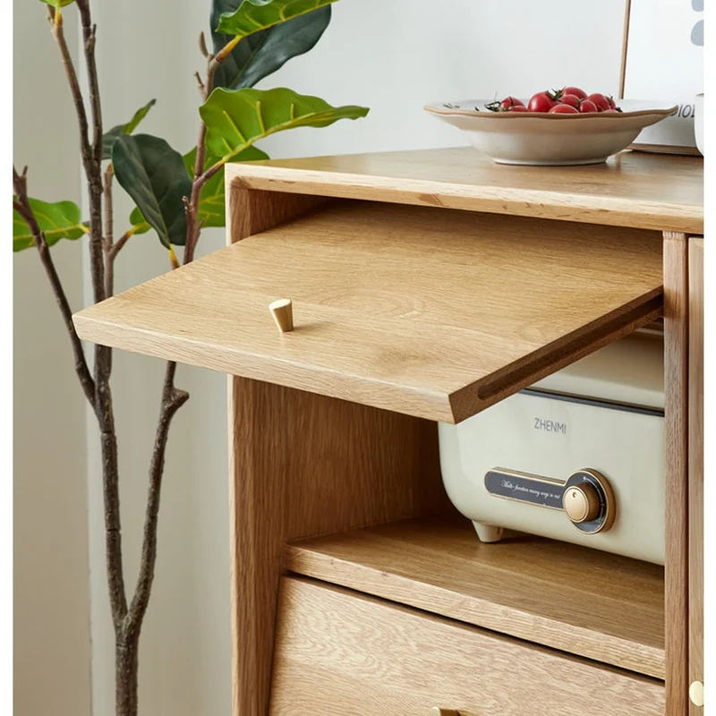 Nordic Natural White Oak Wood Kitchen Cabinets