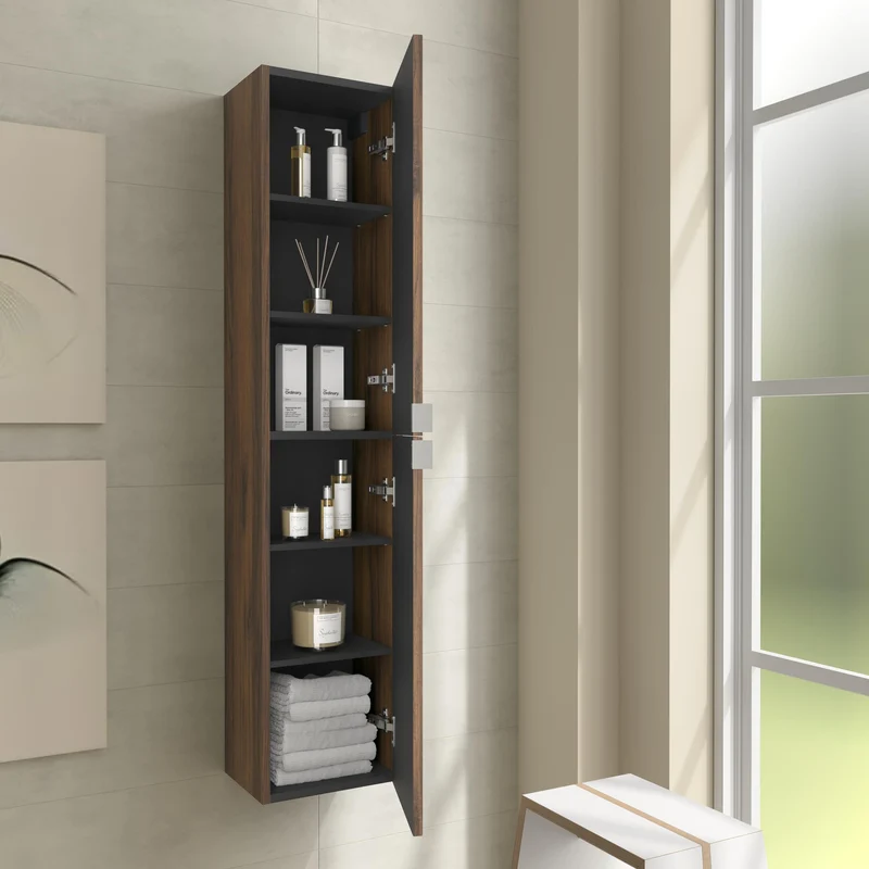 SALGAR 122026 KIRA Columna de baño 30cm Nogal