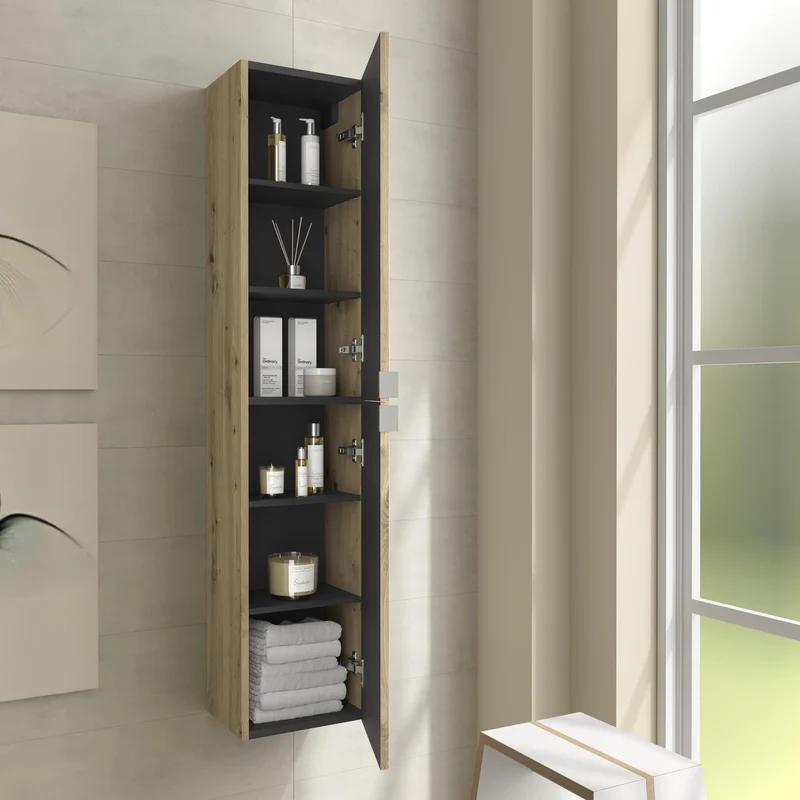 SALGAR 122025 KIRA Columna de baño 30cm Roble