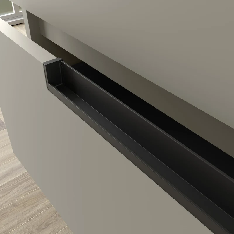 SALGAR 122013 LENI Mueble+Lavabo LISBOA 2 Senos 140cm Gris mate
