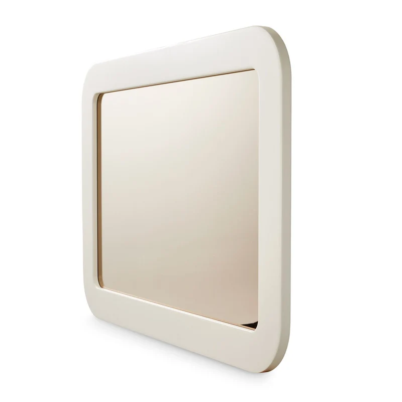 Lisbon - Wall Mirror - Silken Matte Cream