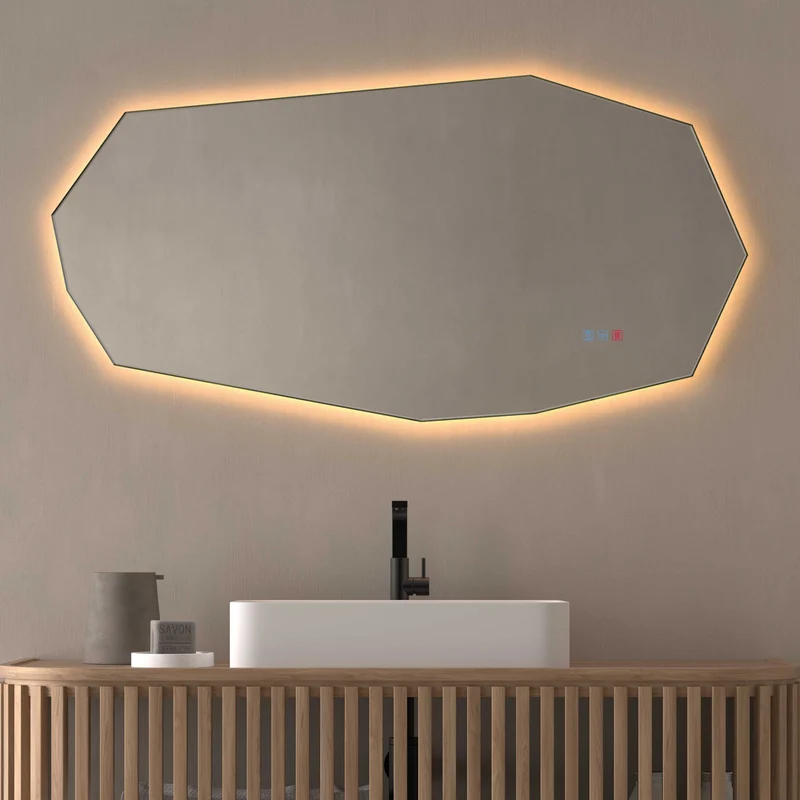 Espejo LED Baño GAUDÍ Dyled | Antivaho Integrado | Triple Touch | 3 Temperaturas Luz | Ip44