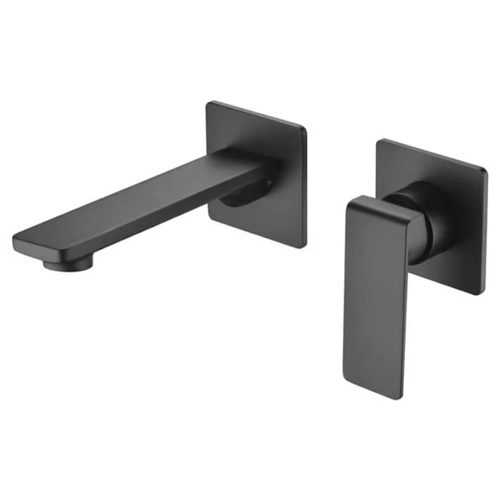 Grifo De Lavabo Empotrado Negro Mate FIJI | Monomando | Diseño Minimalista | Imex