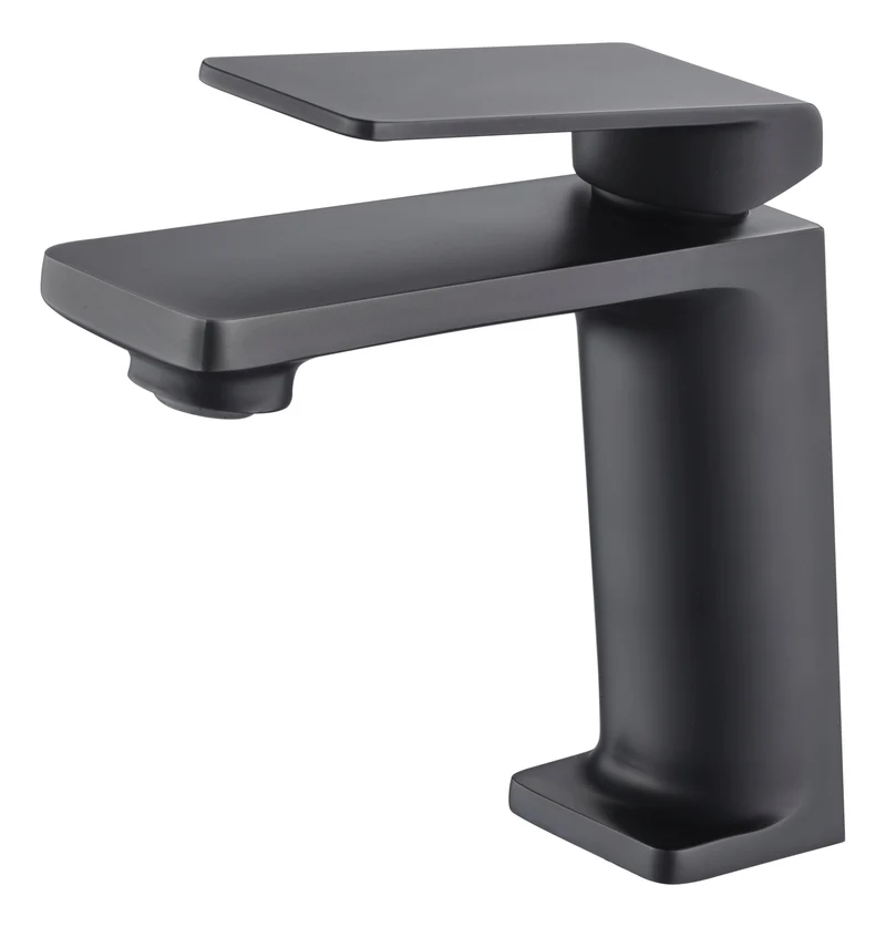 Grifo De Lavabo Negro Mate FIJI | Monomando | Acabado Antihuellas | Imex