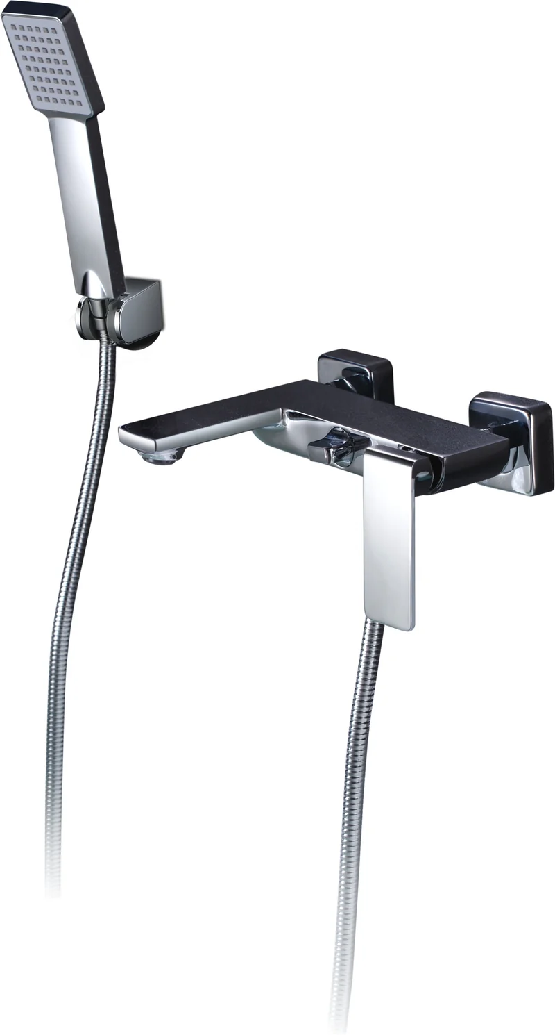 Grifo de Baño/Ducha Cromo FIYI | Set Completo con Flexo Acero 180cm | Cartucho Cerámico 25mm | Imex