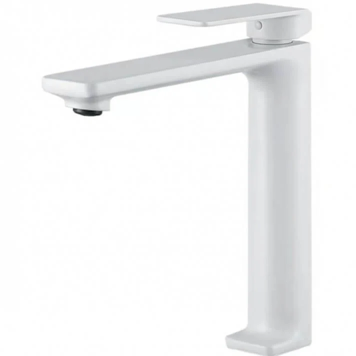 Grifo de Lavabo Alto Blanco Mate FIYI | Diseño Nórdico | Acabado Antihuellas y Antical | Imex
