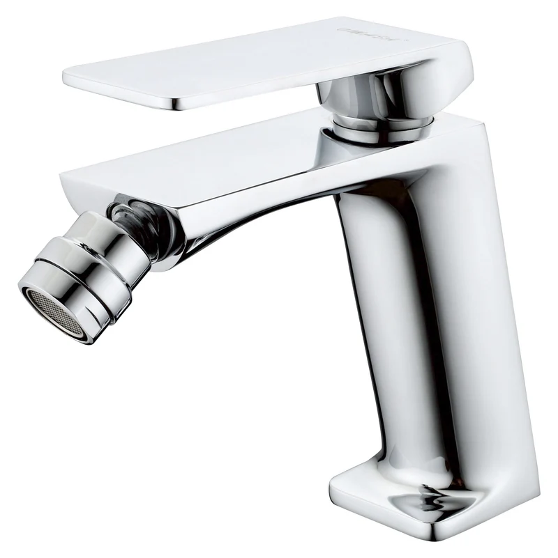 Grifo de Bidé Monomando FIYI | Acabado Cromo Brillante | Incluye Latiguillos 38" | Imex