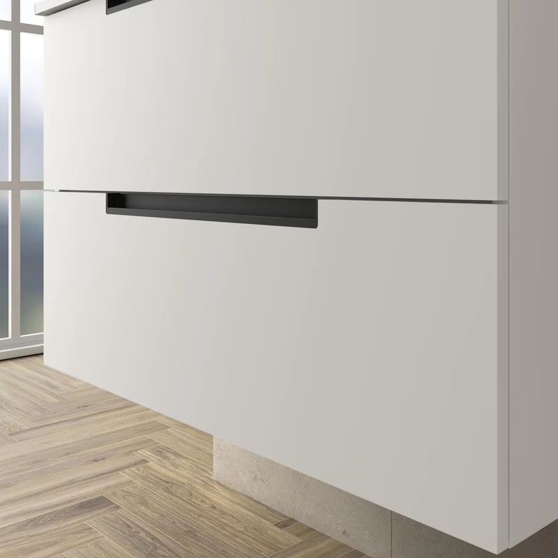 SALGAR 122008 LENI Mueble+Lavabo LISBOA 2 Senos 120cm Blanco Mate