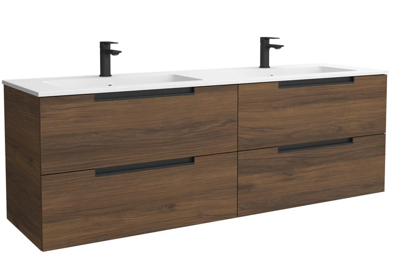 SALGAR 121991 LENI Mueble+Lavabo VILNA 160cm Nogal