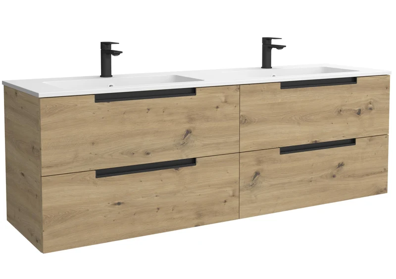 SALGAR 121990 LENI Mueble+Lavabo VILNA 160cm Roble