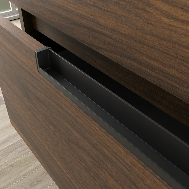 SALGAR 121983 LENI Mueble+Lavabo IBON 2 Senos 120cm Nogal