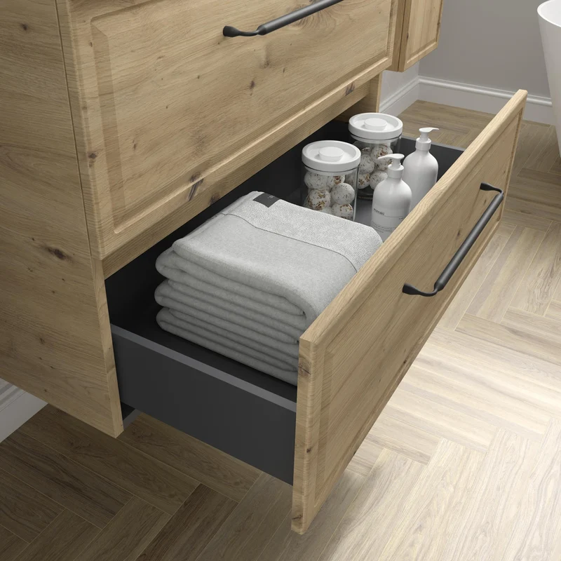 SALGAR 121837 RUNA Mueble+Lavabo LISBOA 120cm Roble