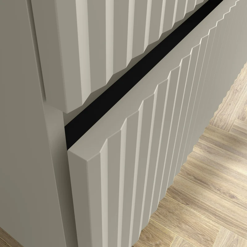 SALGAR 121778 KIRA Mueble+Lavabo LISBOA 140cm Gris mate