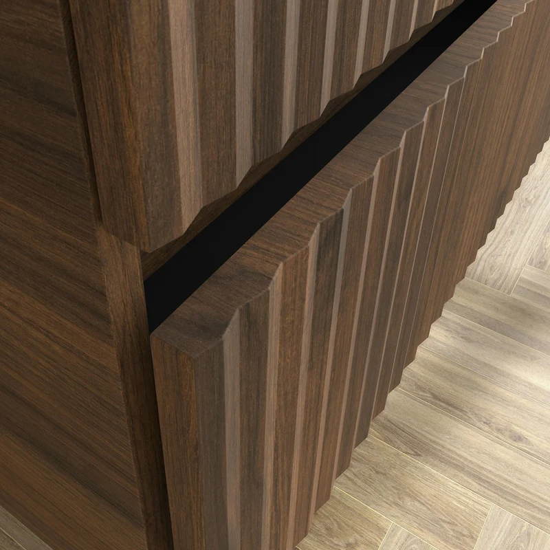 SALGAR 121776 KIRA Mueble+Lavabo LISBOA 120cm Nogal