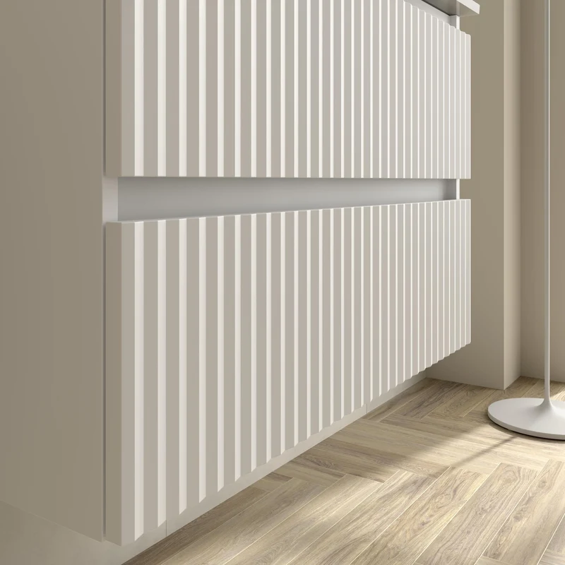 SALGAR 121773 KIRA Mueble+Lavabo LISBOA 120cm Blanco Mate