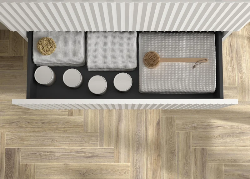 SALGAR 121773 KIRA Mueble+Lavabo LISBOA 120cm Blanco Mate