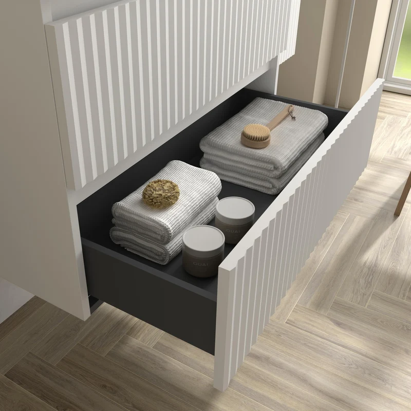 SALGAR 121773 KIRA Mueble+Lavabo LISBOA 120cm Blanco Mate