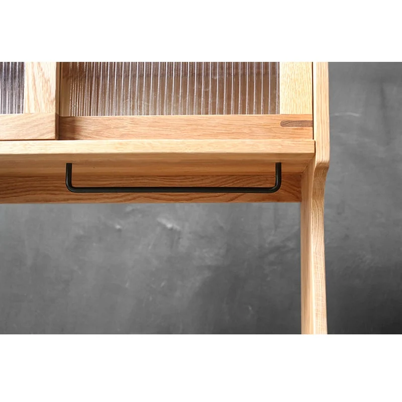 Large Hand-Craft Oak Wood Kitchen Cupboard