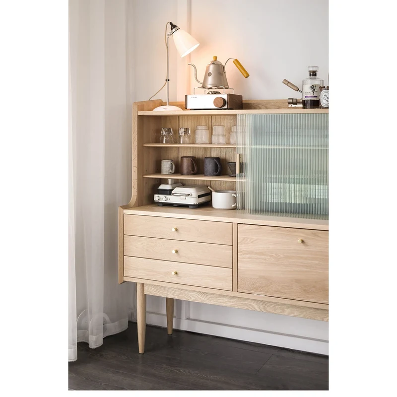 Glamour Relax Space Oak Wood Kitchen Cupboard