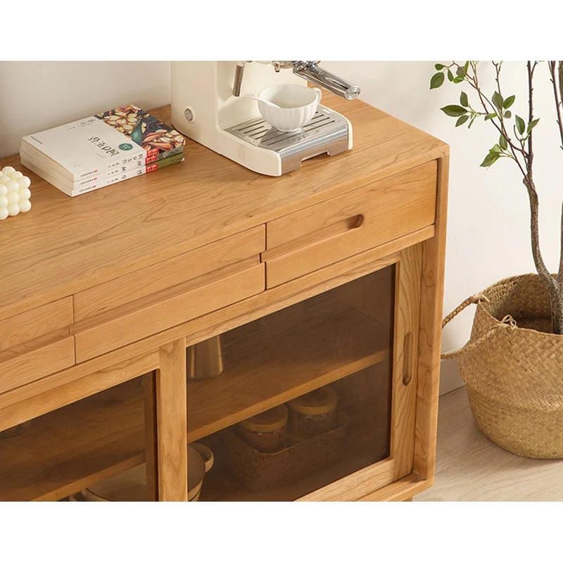 Mosaic Solid Cherry Wood Cupboard