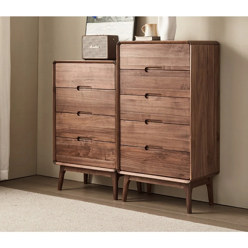 Citrine Chest of 4 Drawers Cherry Wood Dresser