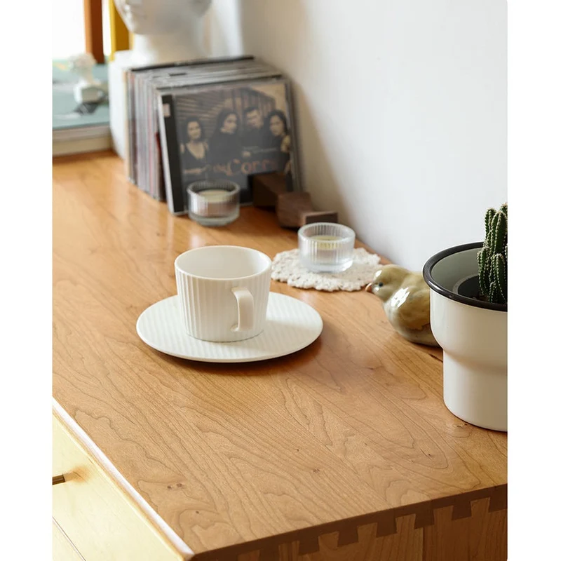 Fable MCM Solid Cherry Wood 5 Drawers Dresser