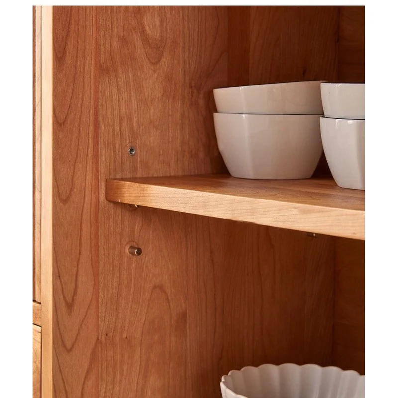 Aura Multi-Layer Style Cherry Wood Kitchen Cabinets