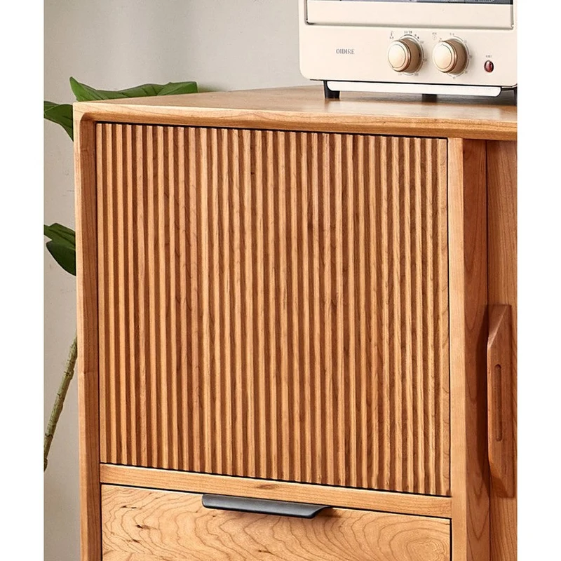 Aura Multi-Layer Style Cherry Wood Kitchen Cabinets