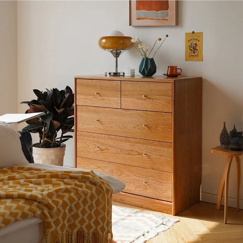 Ember Classic Style Cherry Wood Dresser
