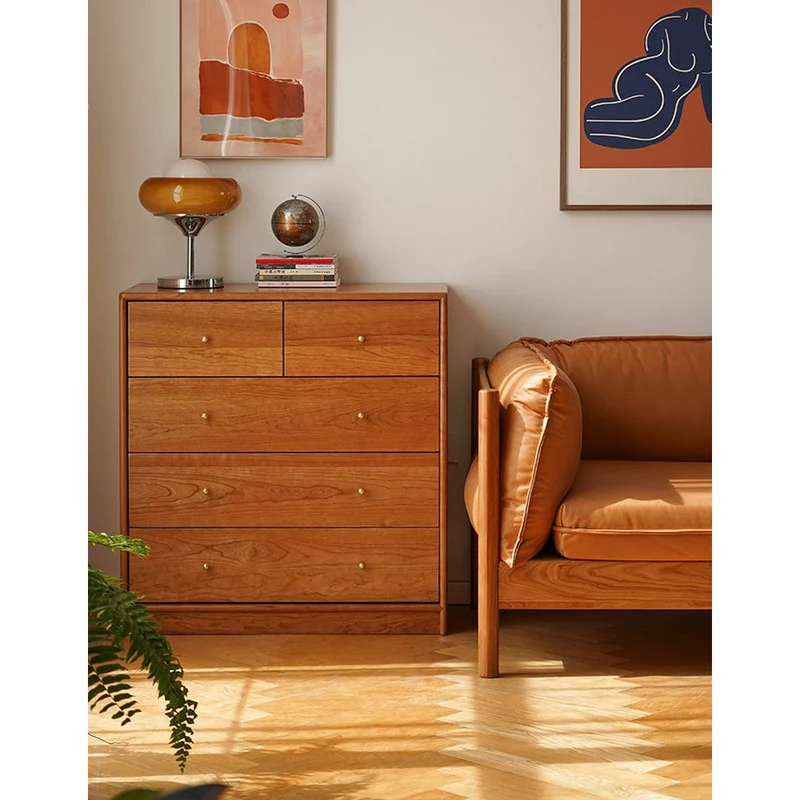Ember Classic Style Cherry Wood Dresser