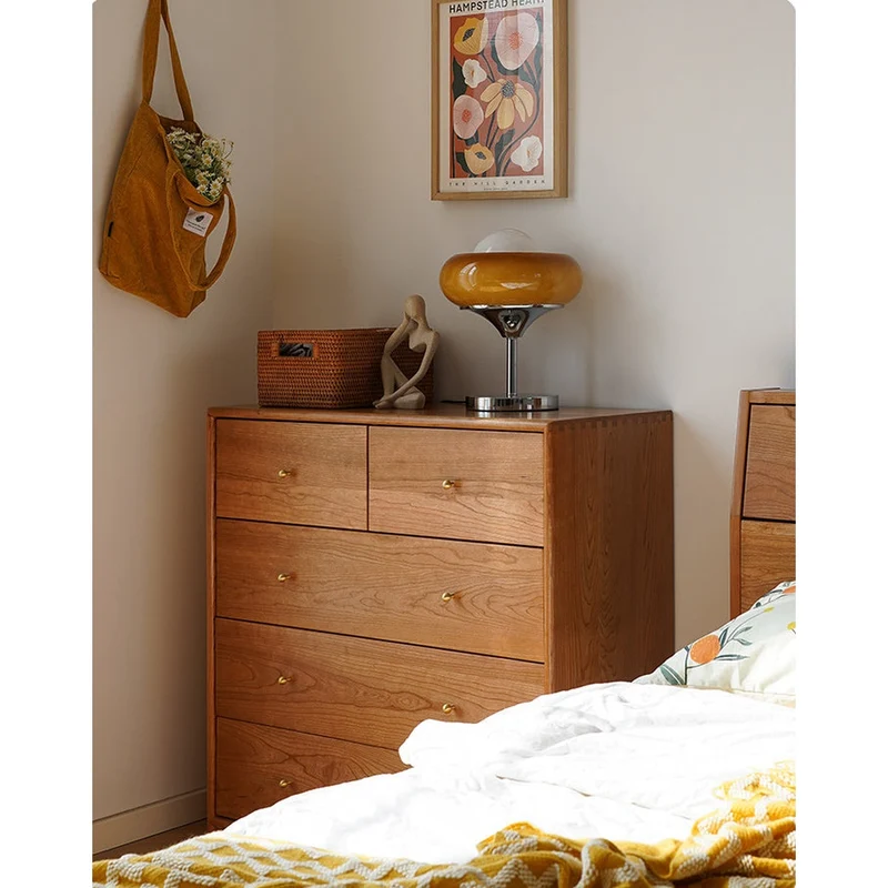 Ember Classic Style Cherry Wood Dresser