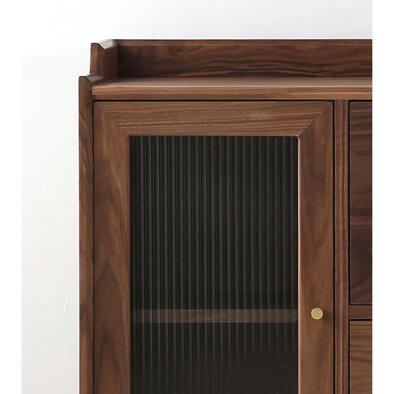Solid Walnut Wood Kitchen Cabinet (Three Sizes)
