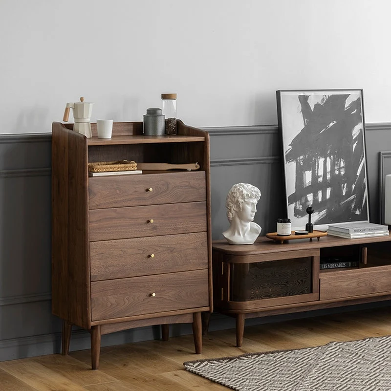 Top Open Space Design Solid Wood Bar Cabinet