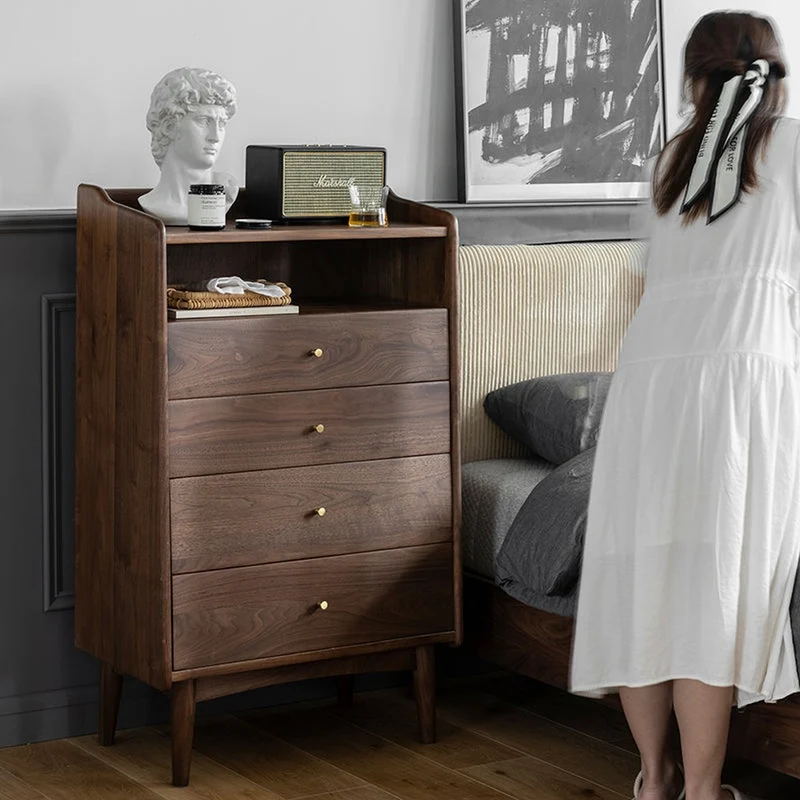 Top Open Space Design Solid Wood Bar Cabinet