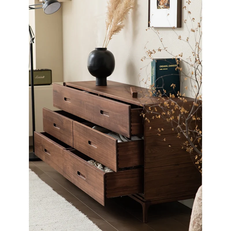Pinnacle Full Balance Black Walnut Wood Dresser