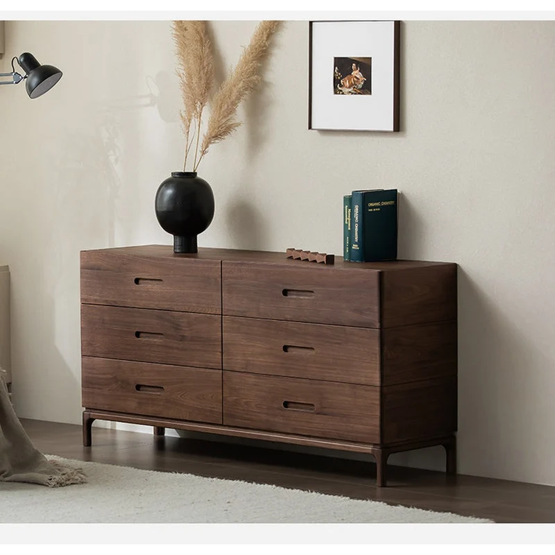 Pinnacle Full Balance Black Walnut Wood Dresser
