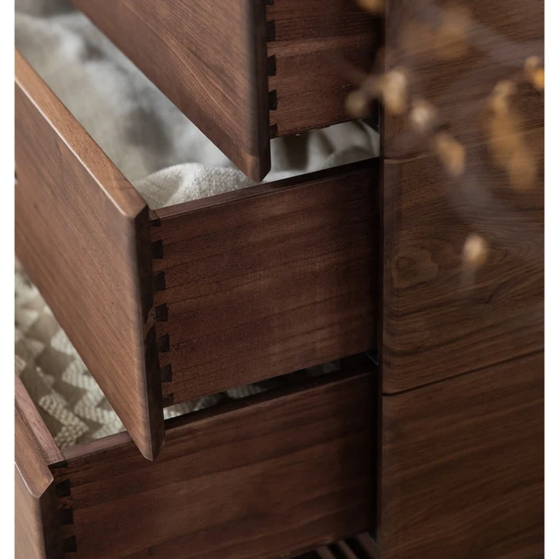 Pinnacle Full Balance Black Walnut Wood Dresser