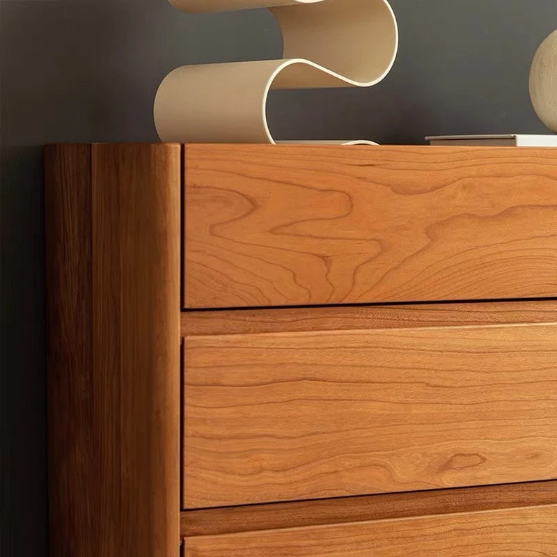 Layer Upon Layer in Balance Solid Walnut Wood Dresser with 5 Drawers