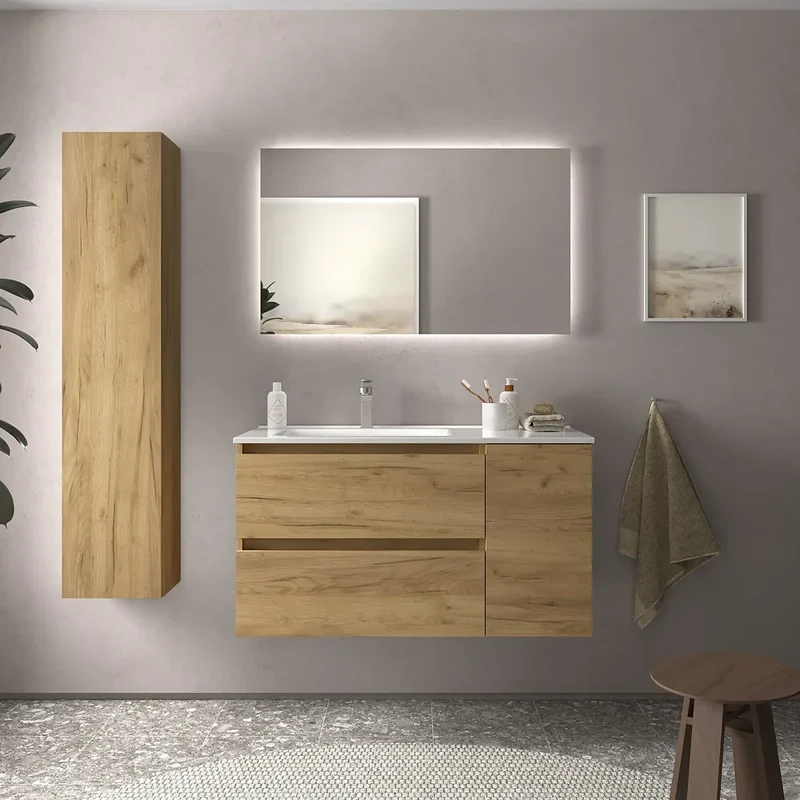 Mueble de Baño con Lavabo Salgar Bequia Plus 90 cm