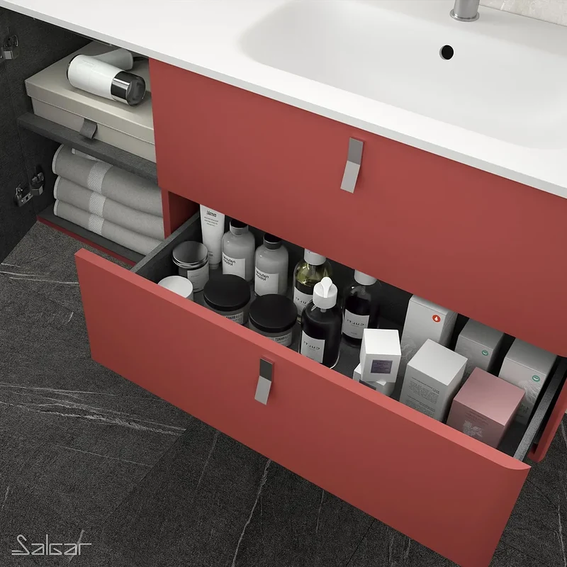 Mueble de Baño con Patas con Lavabo Salgar Uniiq 120 cm