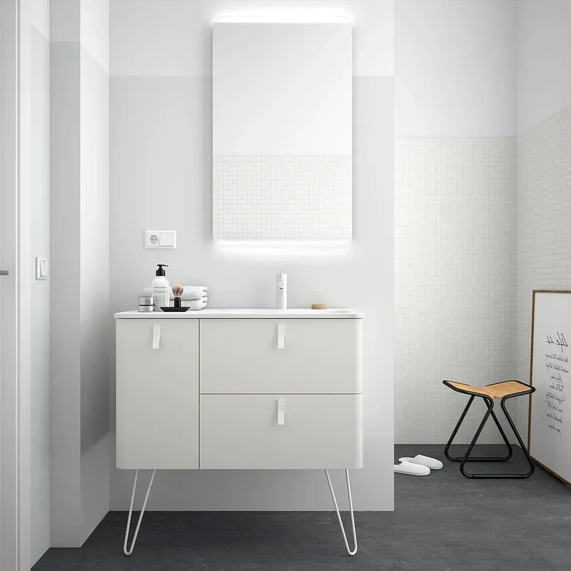 Mueble de Baño con Patas con Lavabo Salgar Uniiq 120 cm