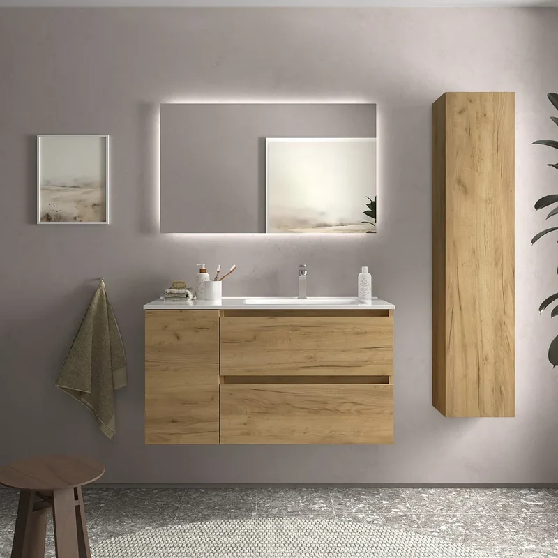 Mueble de Baño con Lavabo Salgar Bequia Plus 100 cm